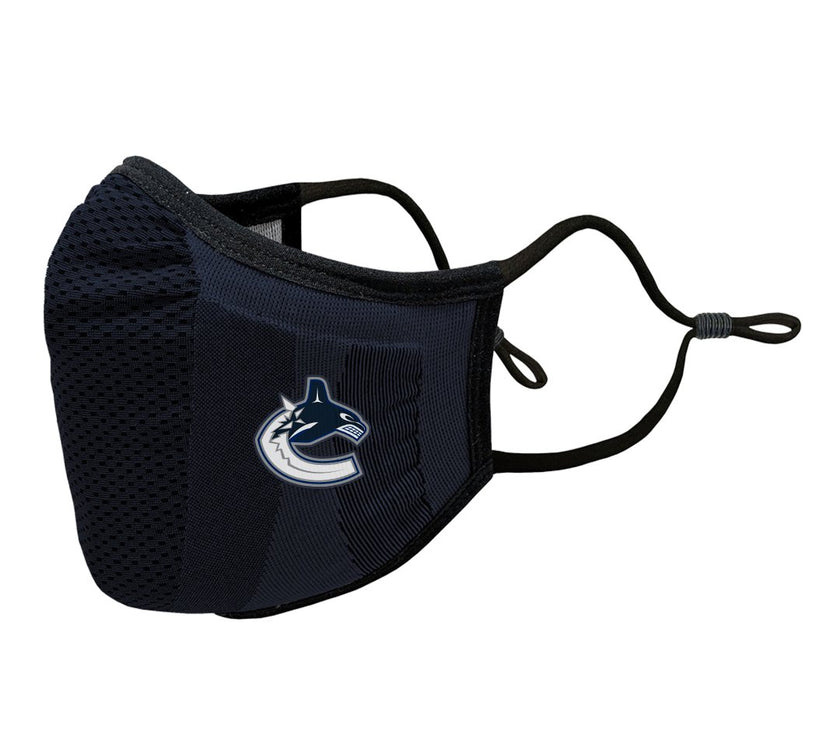 Mascarilla unisex con logotipo del equipo de la NHL de Vancouver Canucks Guard 3