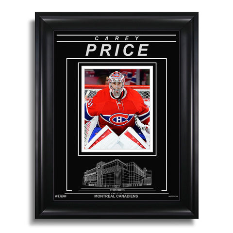 Carey Price Canadiens de Montréal Photo encadrée gravée - Focus