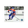 Connor McDavid Edmonton Oilers Engraved Framed Photo - Action Captain Spotlight