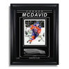 Fotografía enmarcada grabada de Connor McDavid de los Edmonton Oilers - Action Spotlight
