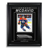 Connor McDavid Edmonton Oilers Engraved Framed Photo - Action Stop