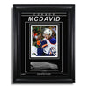 Connor McDavid Edmonton Oilers Photo encadrée gravée – Premier but