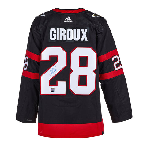 Claude Giroux a signé le maillot Pro Adidas des Sénateurs d'Ottawa