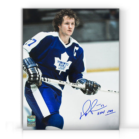 Darryl Sittler Signed Toronto Maple Leafs 8X10 Photo