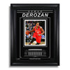 DeMar DeRozan Toronto Raptors Photo encadrée gravée – Gros plan d'action