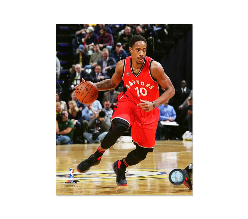DeMar DeRozan Toronto Raptors Engraved Framed Photo - Action Close-Up - Heritage Hockey™