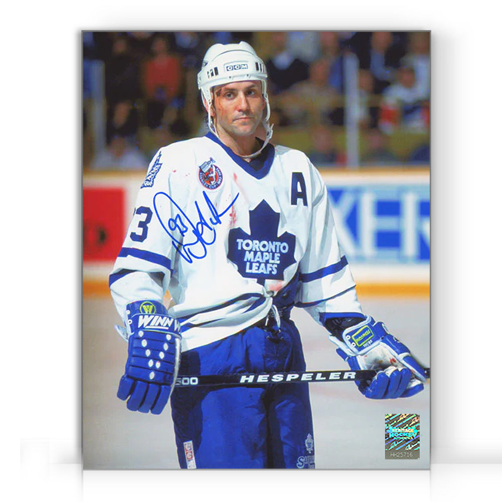 Darryl Sittler Signed Toronto Maple Leafs Captain 8X10 Photo