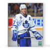 Photo signée par Doug Gilmour des Maple Leafs de Toronto Bloody Warrior 8 x 10