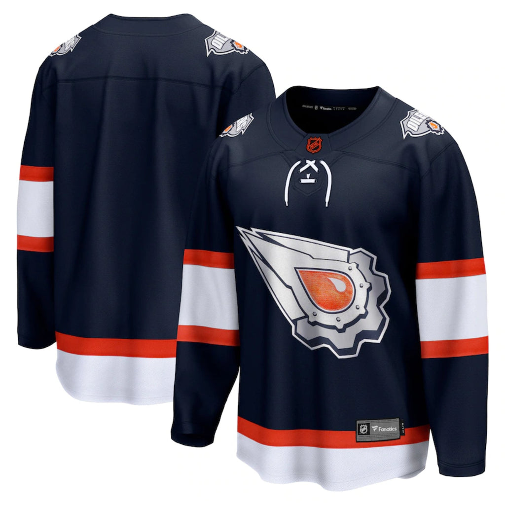 NHL Edmonton Oilers Custom Name Number 2021 Reverse Retro