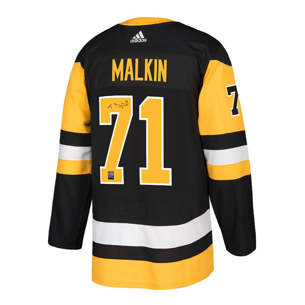 Evgeni Malkin a signé le maillot Pro Adidas des Penguins de Pittsburgh