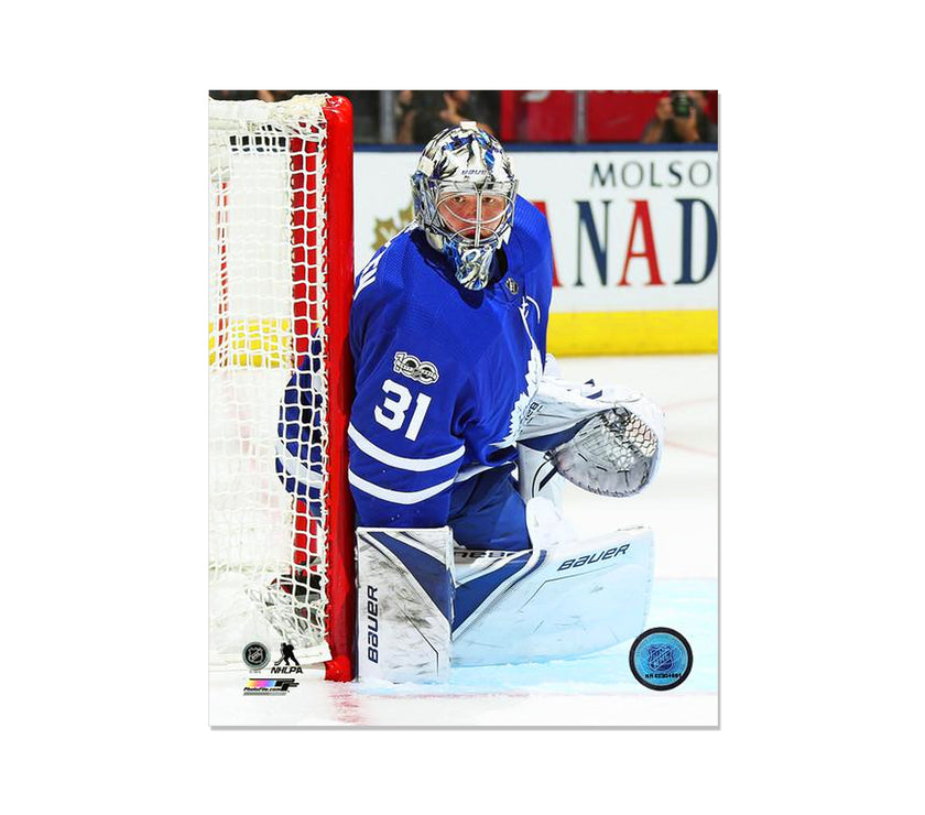 Frederik Andersen Toronto Maple Leafs Engraved Framed Photo - Focus - Heritage Hockey™