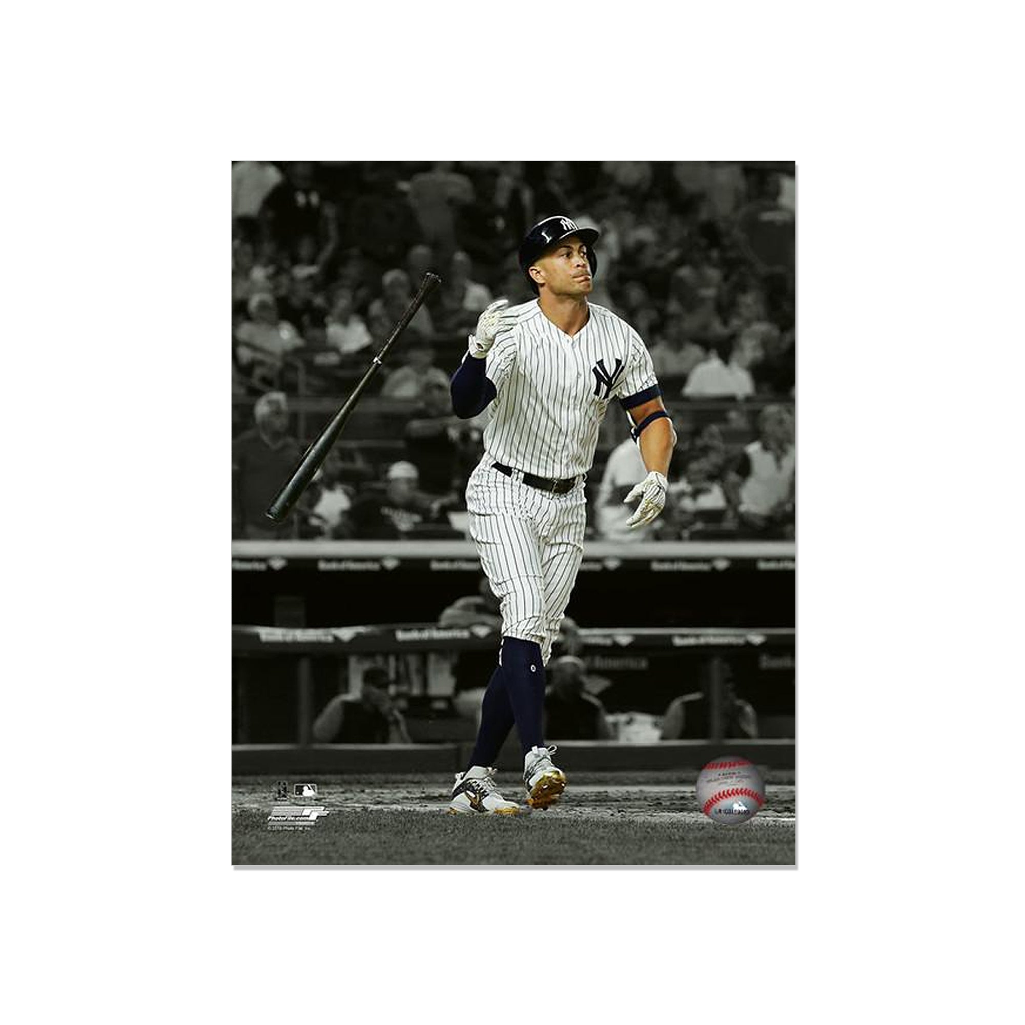 Giancarlo Stanton New York Yankees Engraved Framed Photo - Action - Heritage Hockey™