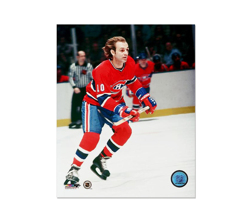 Guy Lafleur Montreal Canadiens Engraved Framed Photo - Action - Heritage Hockey™