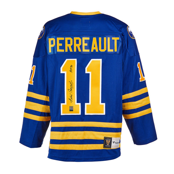 Adidas Buffalo Sabres No11 Gilbert Perreault Camo Authentic 2017 Veterans Day Stitched NHL Jersey