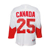 Camiseta de la Summit Series de 1972 firmada por el equipo de Canadá de Guy Lapointe