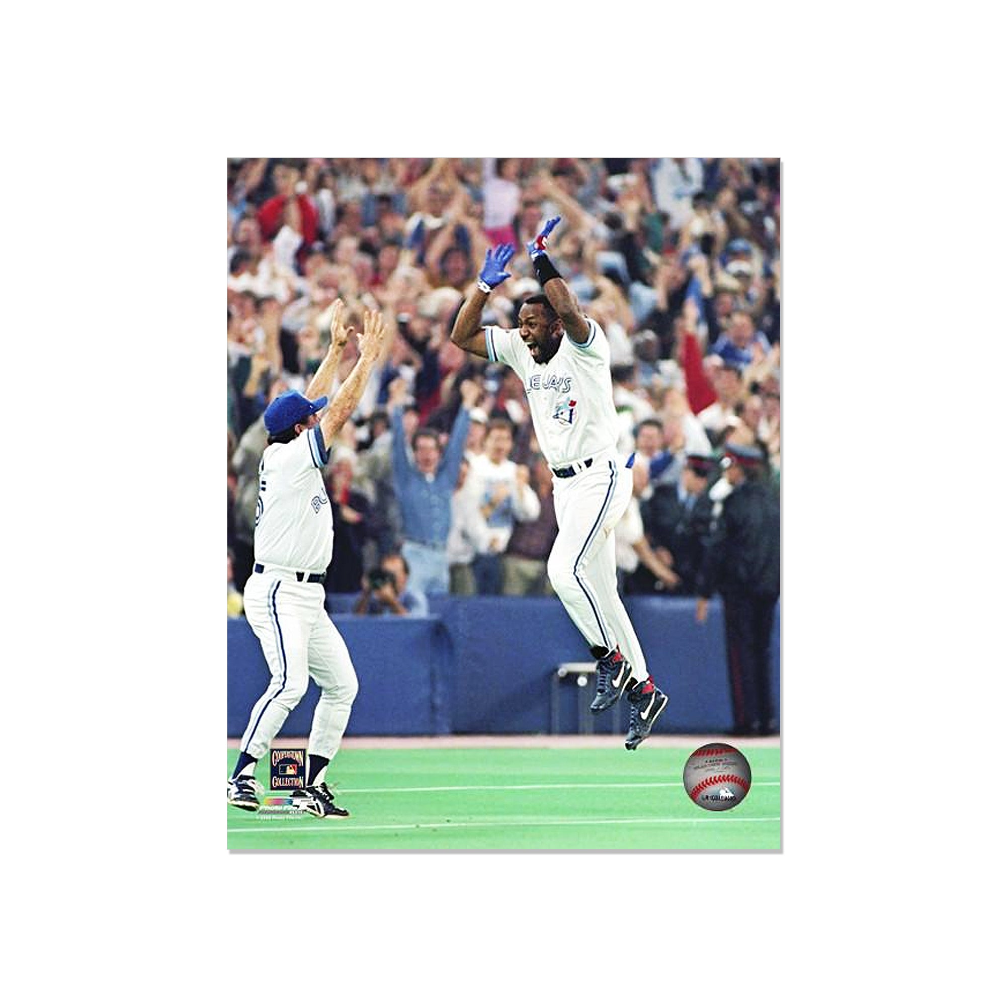 Joe Carter Toronto Blue Jays Engraved Framed Photo - 1993 World Series Home Run - Heritage Hockey™