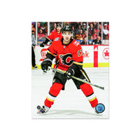 Johnny Gaudreau Calgary Flames Engraved Framed Photo - Closeup - Heritage Hockey™