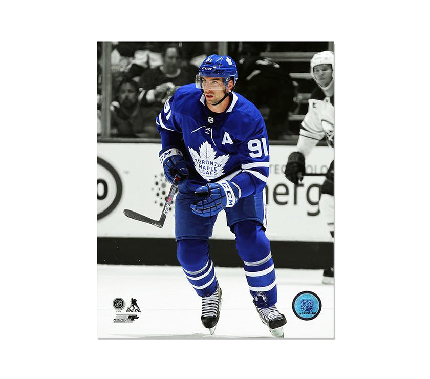 John Tavares Toronto Maple Leafs Engraved Framed Photo - Action Spotlight - Heritage Hockey™