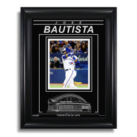 Jose Bautista Toronto Blue Jays Engraved Framed Photo - Action Home - Heritage Hockey™