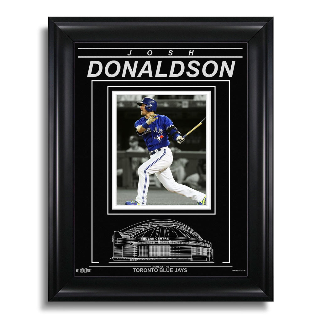 Josh Donaldson Toronto Blue Jays Photo encadrée gravée – Action Spotlight horizontale