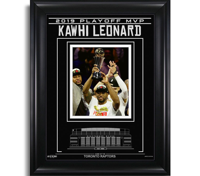 Kawhi Leonard Toronto Raptors Engraved Framed Photo - 2019 Playoff MVP