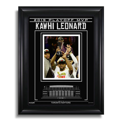 Kawhi Leonard Toronto Raptors Engraved Framed Photo - 2019 Playoff MVP