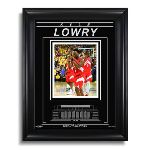 Kyle Lowry Toronto Raptors Engraved Framed Photo - 2019 NBA Finals