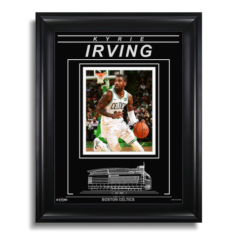 Kyrie Irving Boston Celtics Photo encadrée gravée – Action