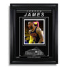 LeBron James Cleveland Cavaliers Photo encadrée gravée – Gros plan