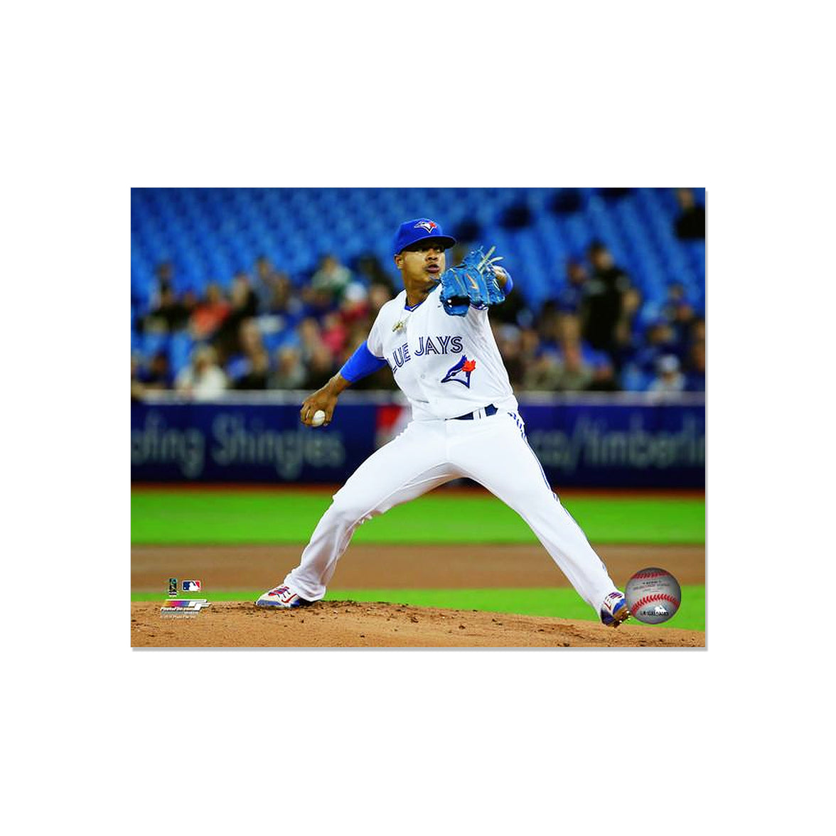 Marcus Stroman Toronto Blue Jays Engraved Framed Photo - Action Pitch Horizontal - Heritage Hockey™