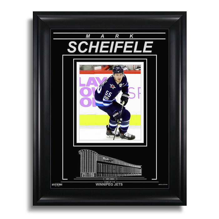 Mark Sheifele Winnipeg Jets Engraved Framed Photo - Action - Heritage Hockey™