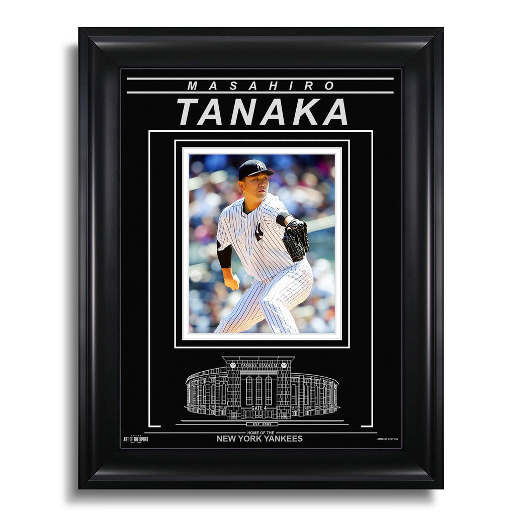 Masahiro Tanaka New York Yankees Engraved Framed Photo - Focus - Heritage Hockey™