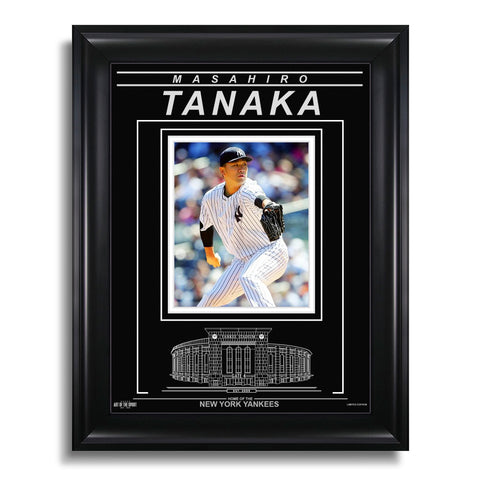 Masahiro Tanaka New York Yankees Engraved Framed Photo - Focus