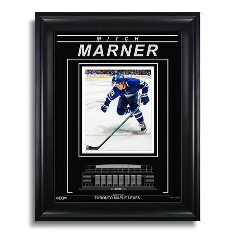 Photo encadrée gravée des Maple Leafs de Toronto de Mitch Marner - Action Skate