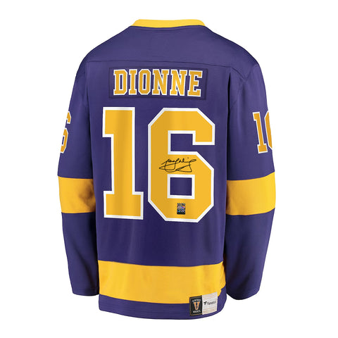 Marcel Dionne a signé le maillot vintage des Kings de Los Angeles