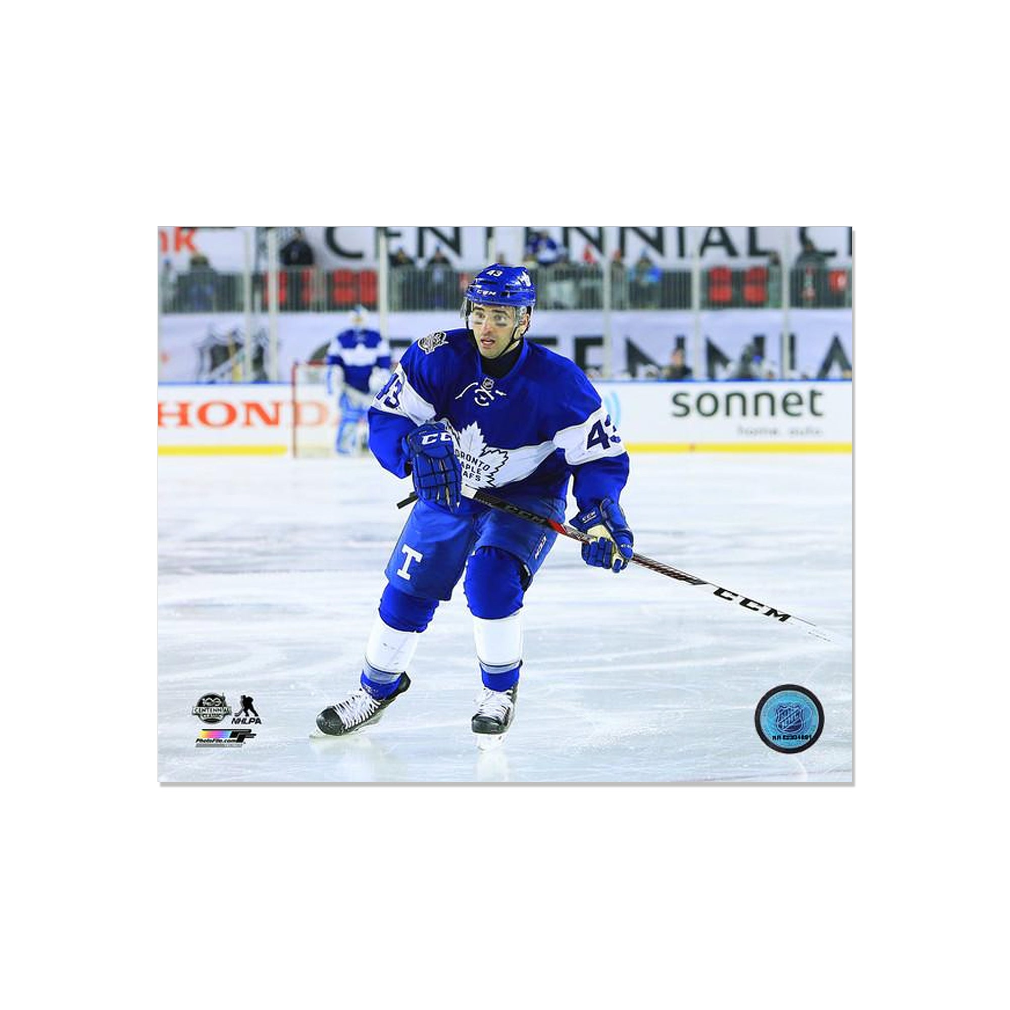 Nazem Kadri Toronto Maple Leafs Engraved Framed Photo - Centennial Classic - Heritage Hockey™
