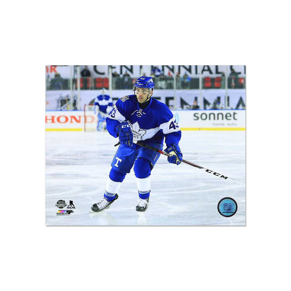 Nazem Kadri Toronto Maple Leafs Engraved Framed Photo - Centennial Classic - Heritage Hockey™