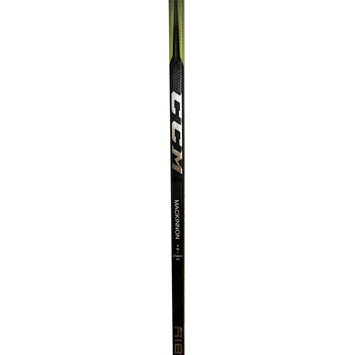 Palo de hockey CCM firmado por Nathan MacKinnon para el partido de Colorado Avalanche 2017/18