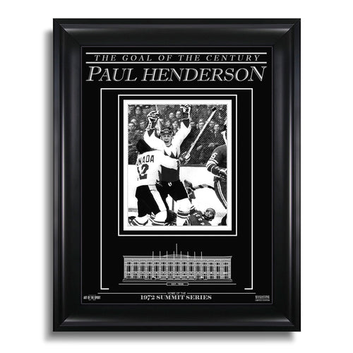 Paul Henderson Team Canada 1972 Engraved Framed Photo - The Goal of the Century - Heritage Hockey™