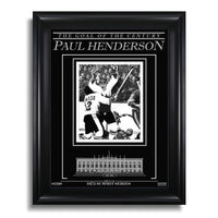 Paul Henderson Team Canada 1972 Engraved Framed Photo - The Goal of the Century - Heritage Hockey™