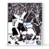 Paul Henderson & Vladimir Tretiak Dual Signed 1972 Summit Series Game 8 Winning Goal 8X10 Photo