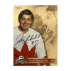 Peter Mahovlich #20 Carte officielle signée du 40e anniversaire d'Équipe Canada 1972