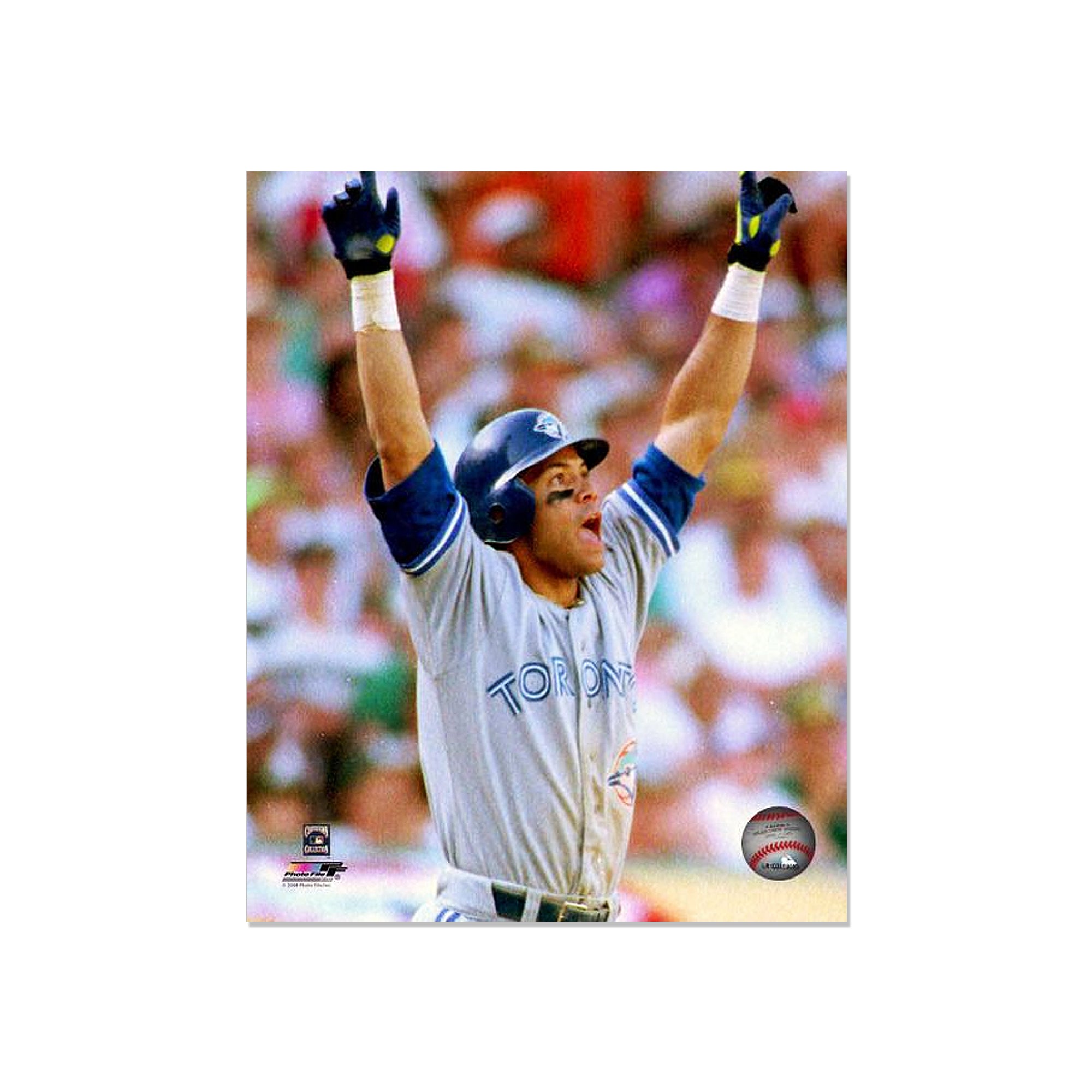Roberto Alomar Toronto Blue Jays Engraved Framed Photo - 1992 ALCS Home Run - Heritage Hockey™