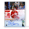 Steve Yzerman Signed Detroit Red Wings Ice Spray 8X10 Photo