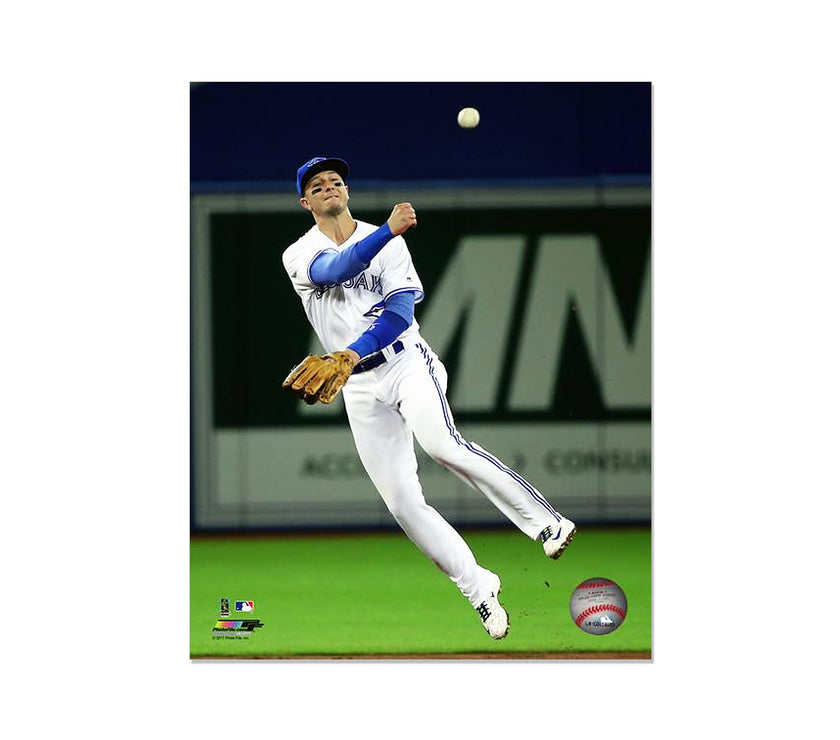 Troy Tulowitzki Toronto Blue Jays Engraved Framed Photo - Action Throw - Heritage Hockey™
