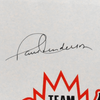 Paul Henderson a signé le livre à couverture rigide Équipe Canada 1972 : 40e anniversaire