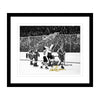 The Goal of the Century 16x20 B/W Photo Signed by Paul Henderson