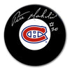 Peter Mahovlich Signed Montreal Canadiens Puck