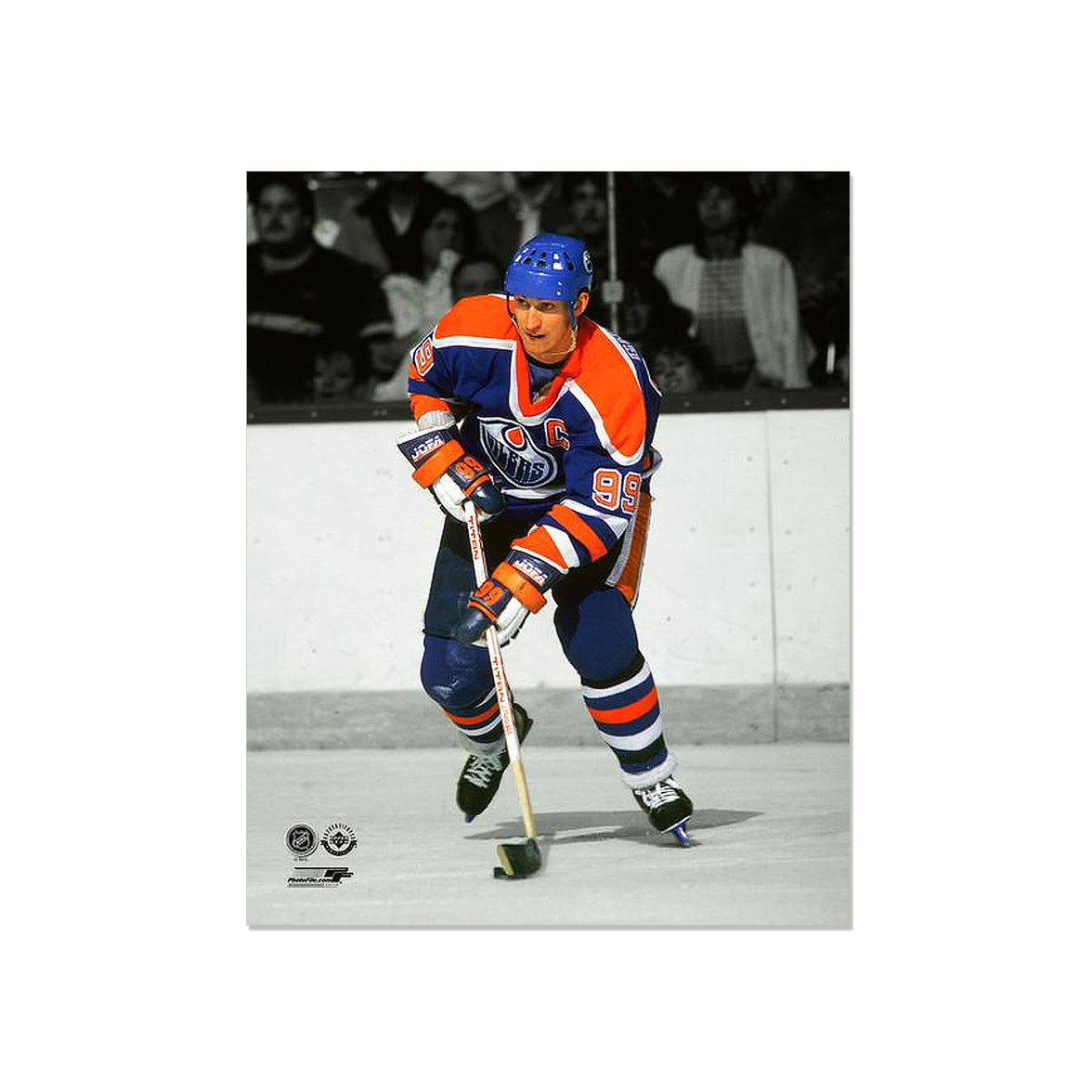 Wayne Gretzky Edmonton Oilers Engraved Framed Photo - Action - Heritage Hockey™