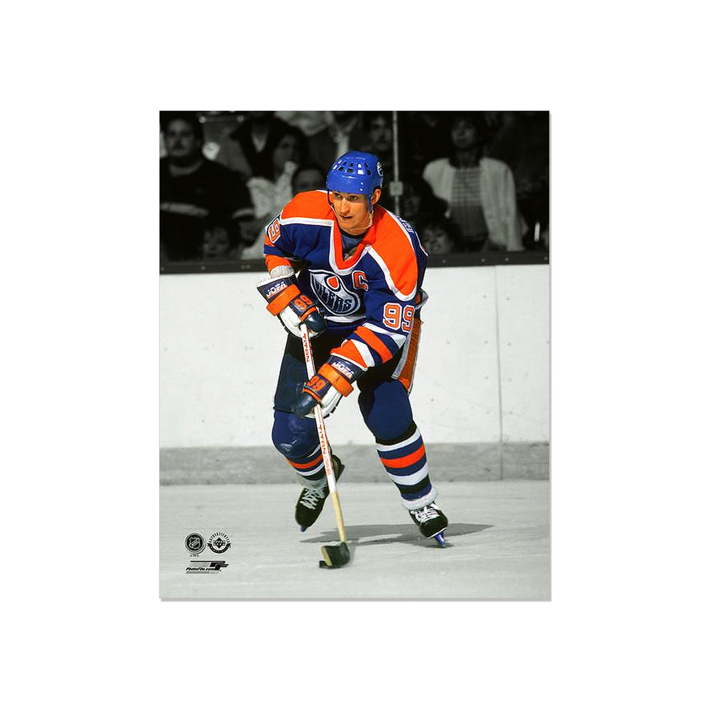 Photo encadrée de l'action de Wayne Gretzky d'AJ Sports World